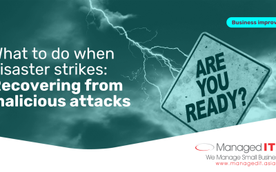 What to do when disaster strikes: Recovering from malicious attacks